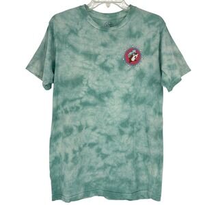 Buc-ees Aztec Starfish Tie Dye T Shirt M Graphic Tee Green Casual Retro Beachy